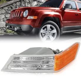 2007-2017 Jeep Patriot Front Turn Signals Light Clear Amber Driver Side
