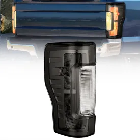 2017-2019 Ford F250 F350 Super Duty Rear Lamp Replacement Taillight Assembly OE Style Driver Side Smoke Lens