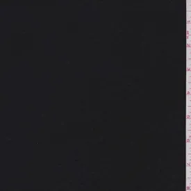 3 YD PC-Black Dotted Swiss Fabric