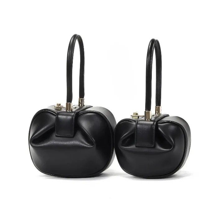 Alma Leather Mini Dumpling Bags
