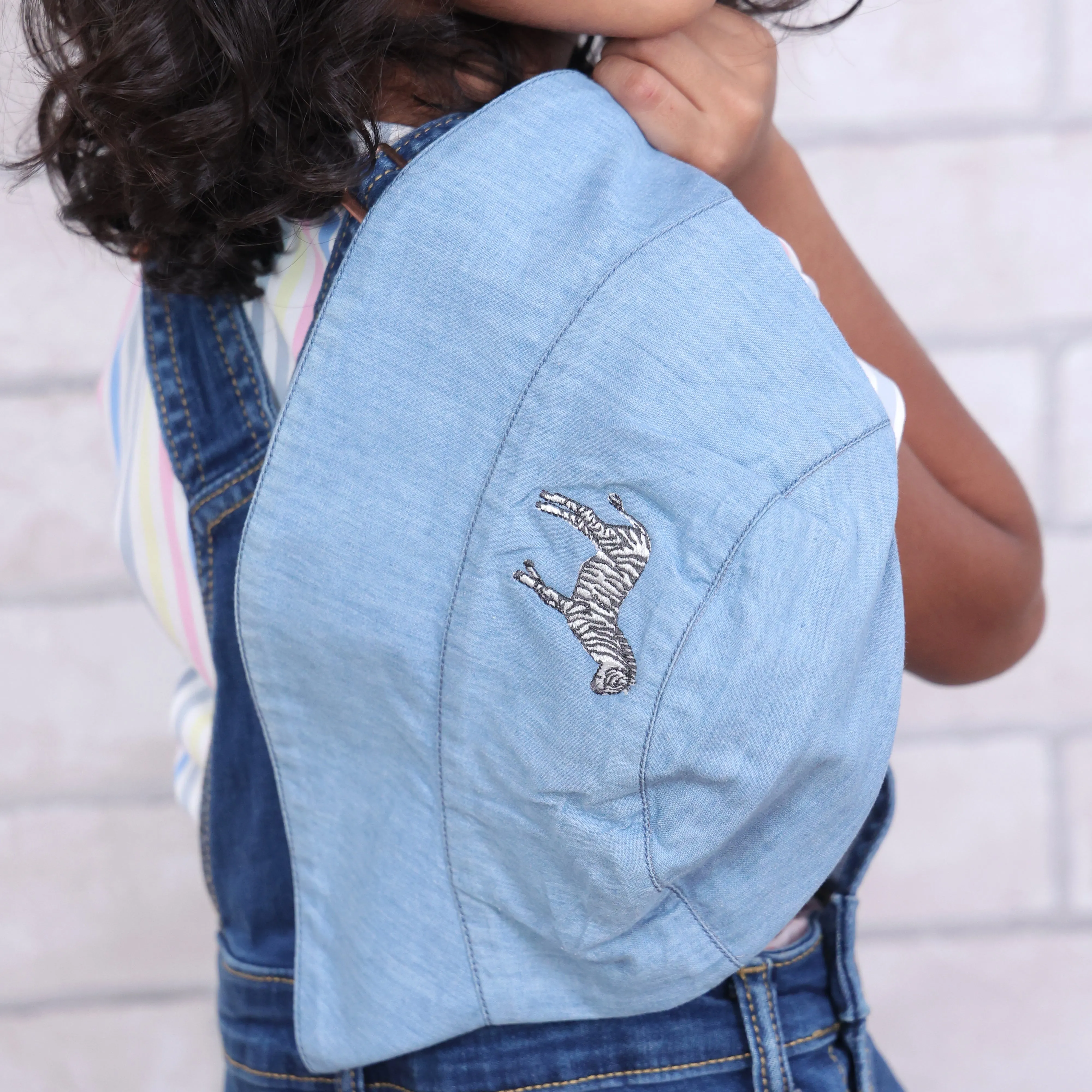 Baby Its A Wild World Light Denim Bucket Hat