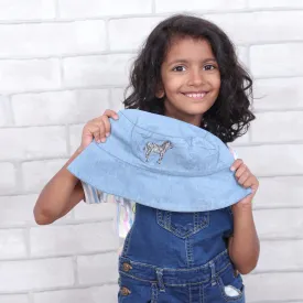 Baby Its A Wild World Light Denim Bucket Hat