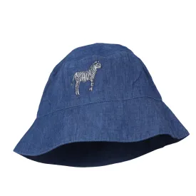 Baby Its Wild World Dark Denim Bucket Hat