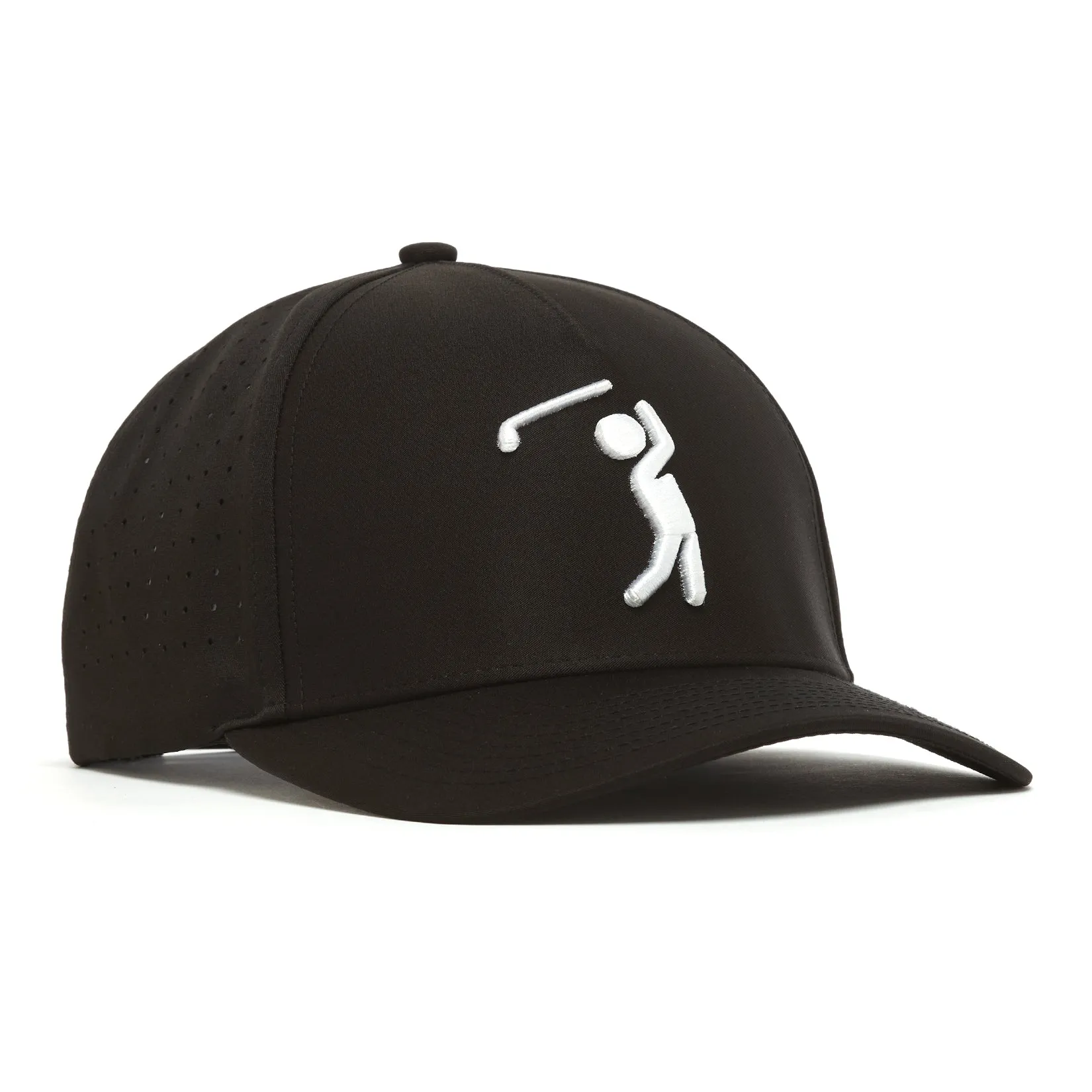 Bogeyman Black - Performance Golf Hat - Snapback