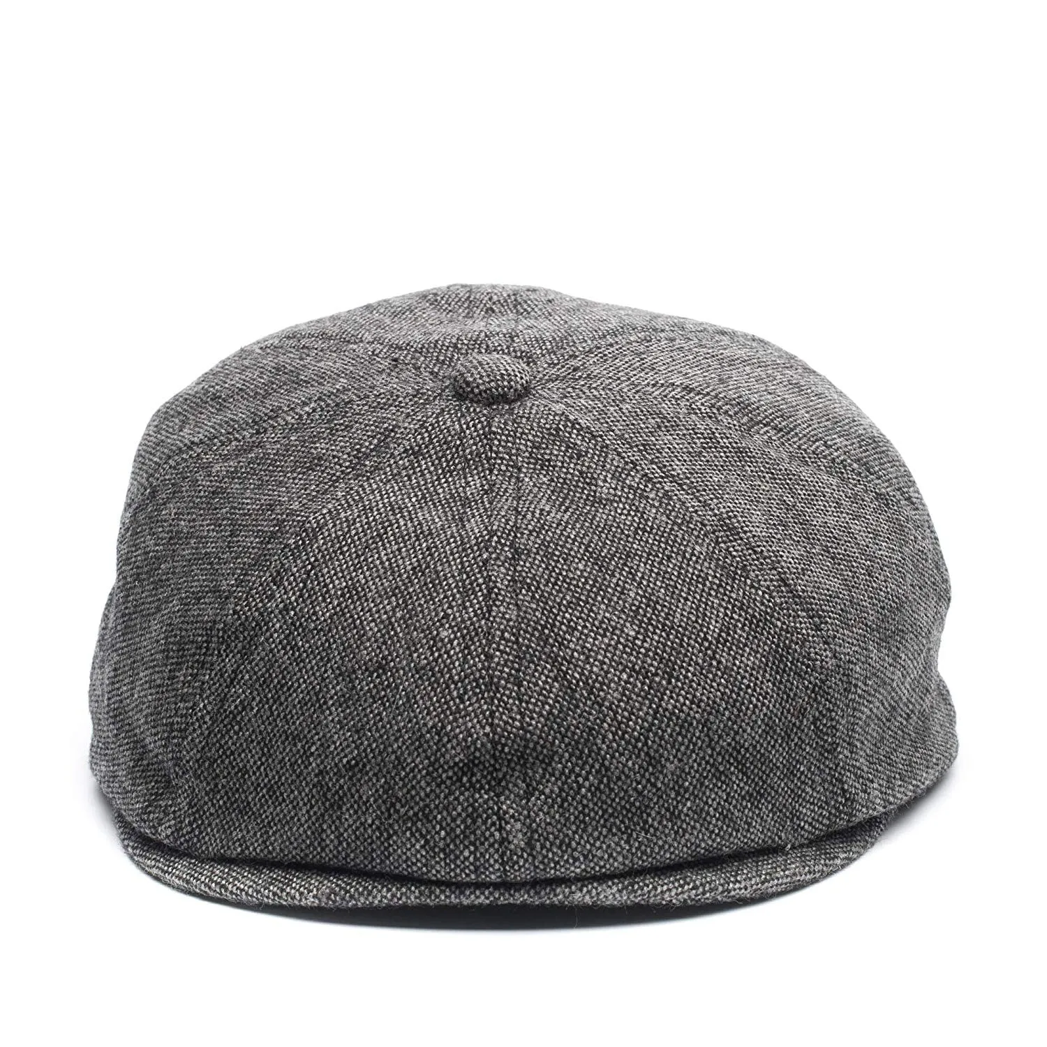 Born to Love Baby Boy Jeff Hat Vintage Newsboy Tweed Flat Pageboy Kid Gatsby Cap Grey and Black