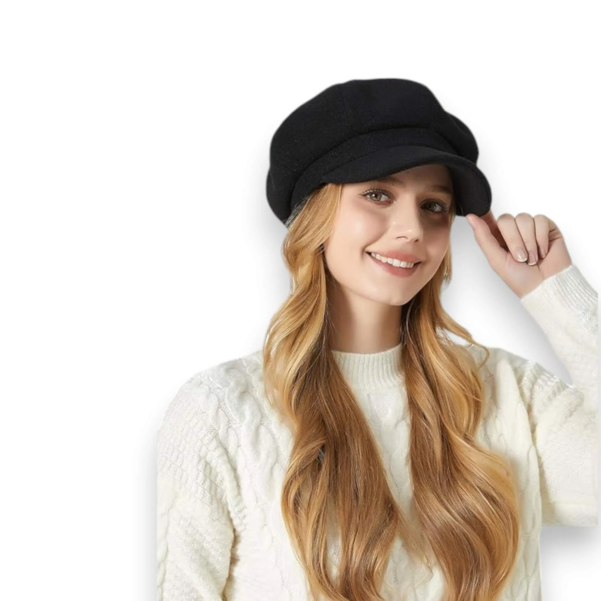 Classic Newsboy Hat For Women