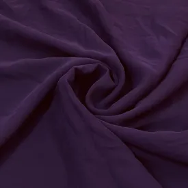 Classic Purple Solid Georgette Fabric