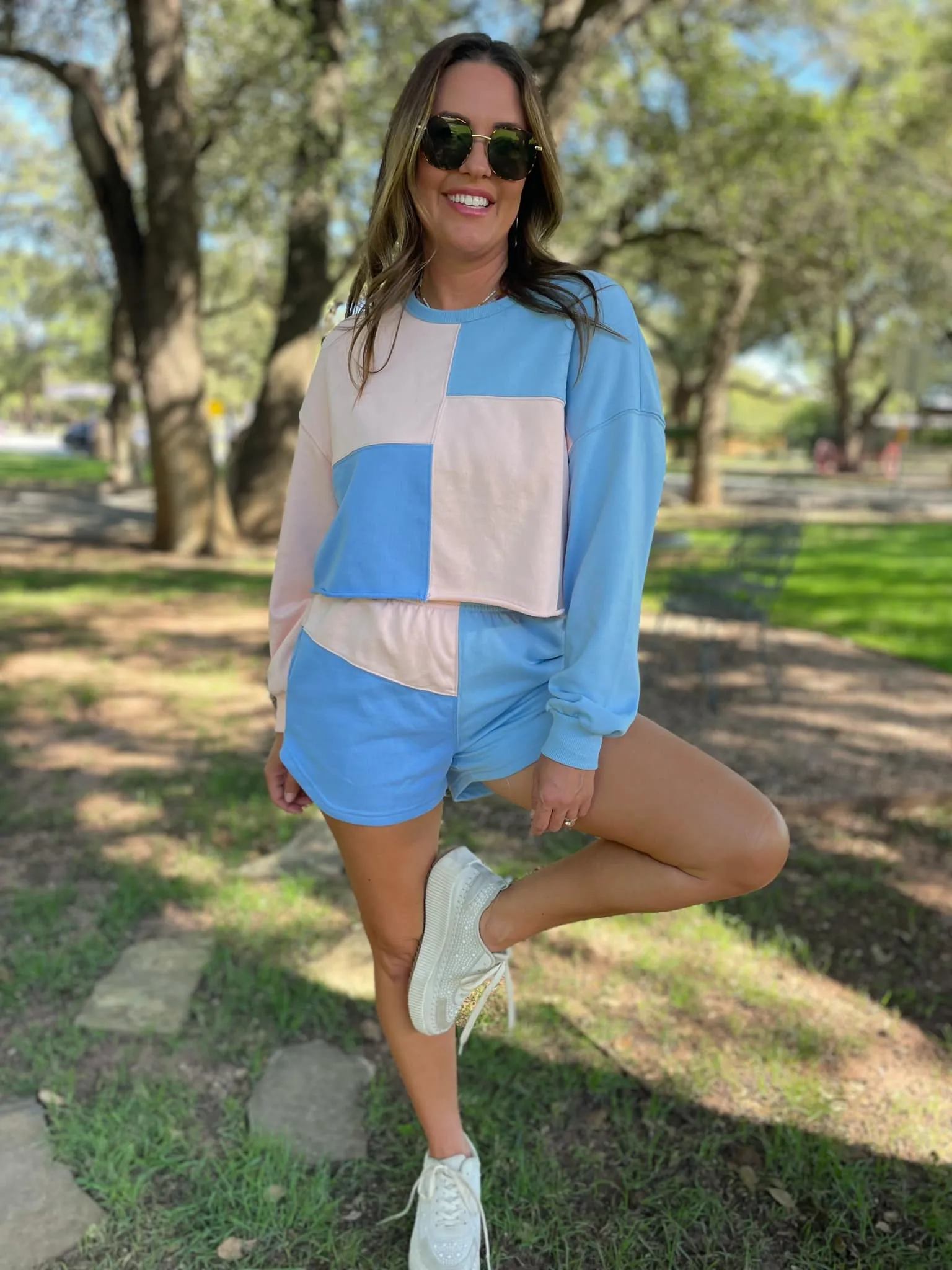Cozy Up Colorblock Set in Two Colors