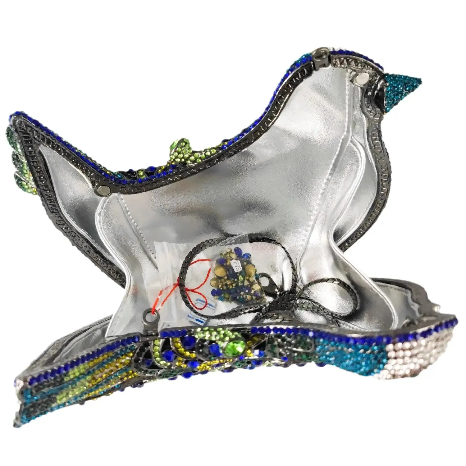Crystal Woodland Bird Minaudière Clutch Bags
