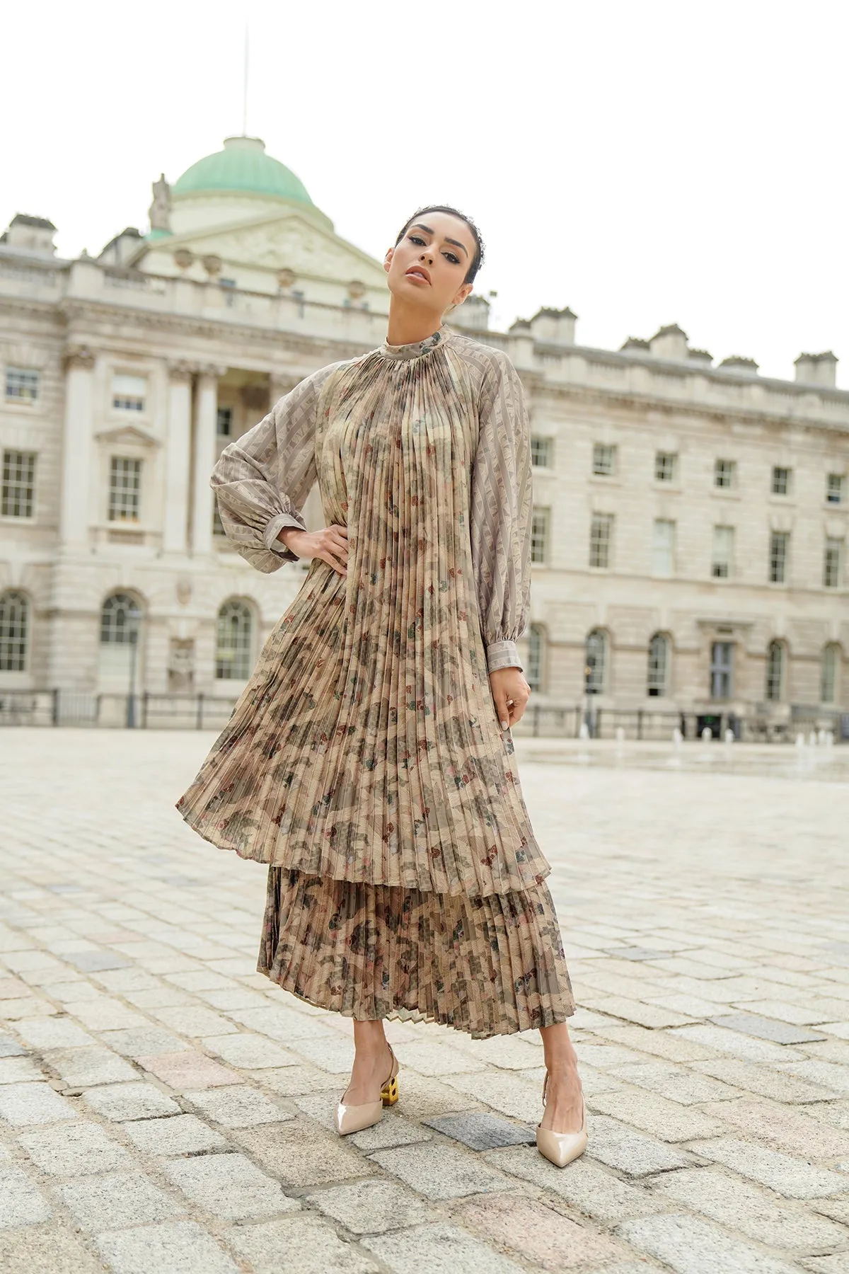 Danilla Dress - Milk Tea