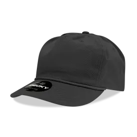 Decky 252 - Classic 5-Panel Golf Cap with Rope - CASE Pricing