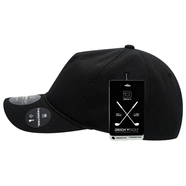 Dimple Pattern 5 Panel Hat - Golf & Sports Cap - Decky 6206