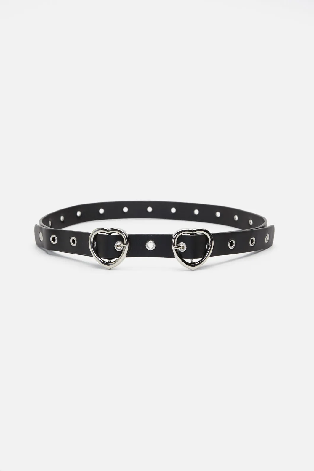 Double Heart Buckle Belt