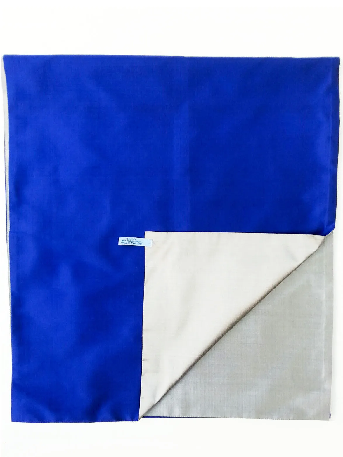 Double Sided Evening Shawl oyal Blue Silver