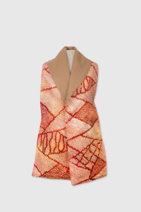 Dual-Sided Silk & Cashmere Stole Scarf | Edna