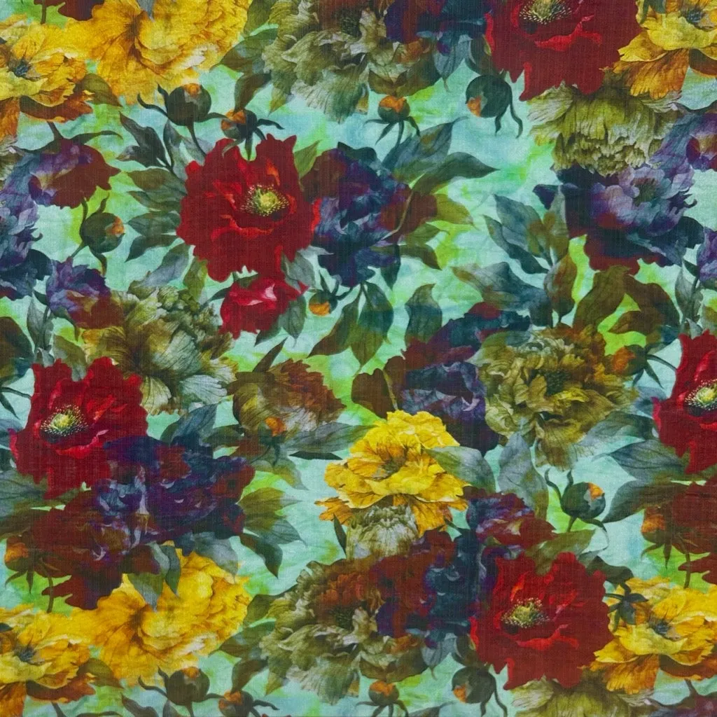Garden Breeze Bamboo Silkette Fabric