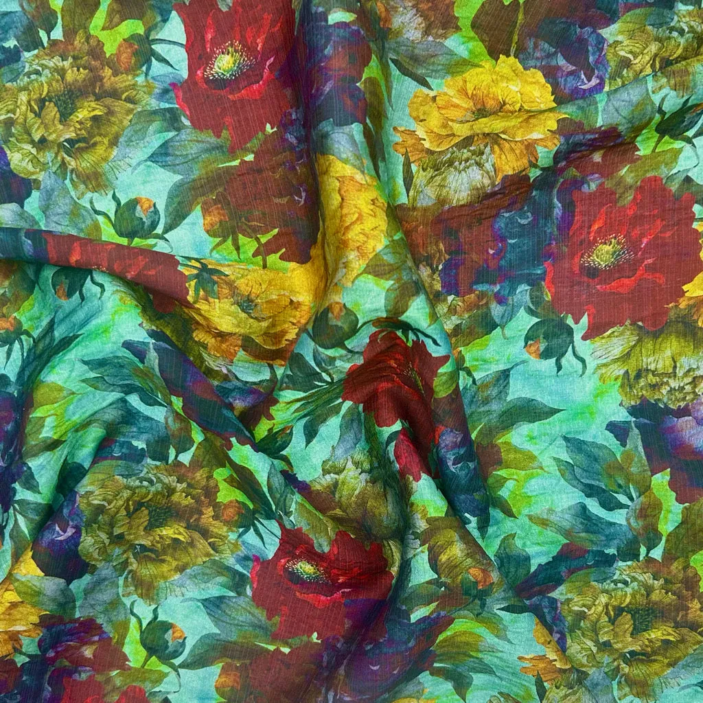 Garden Breeze Bamboo Silkette Fabric