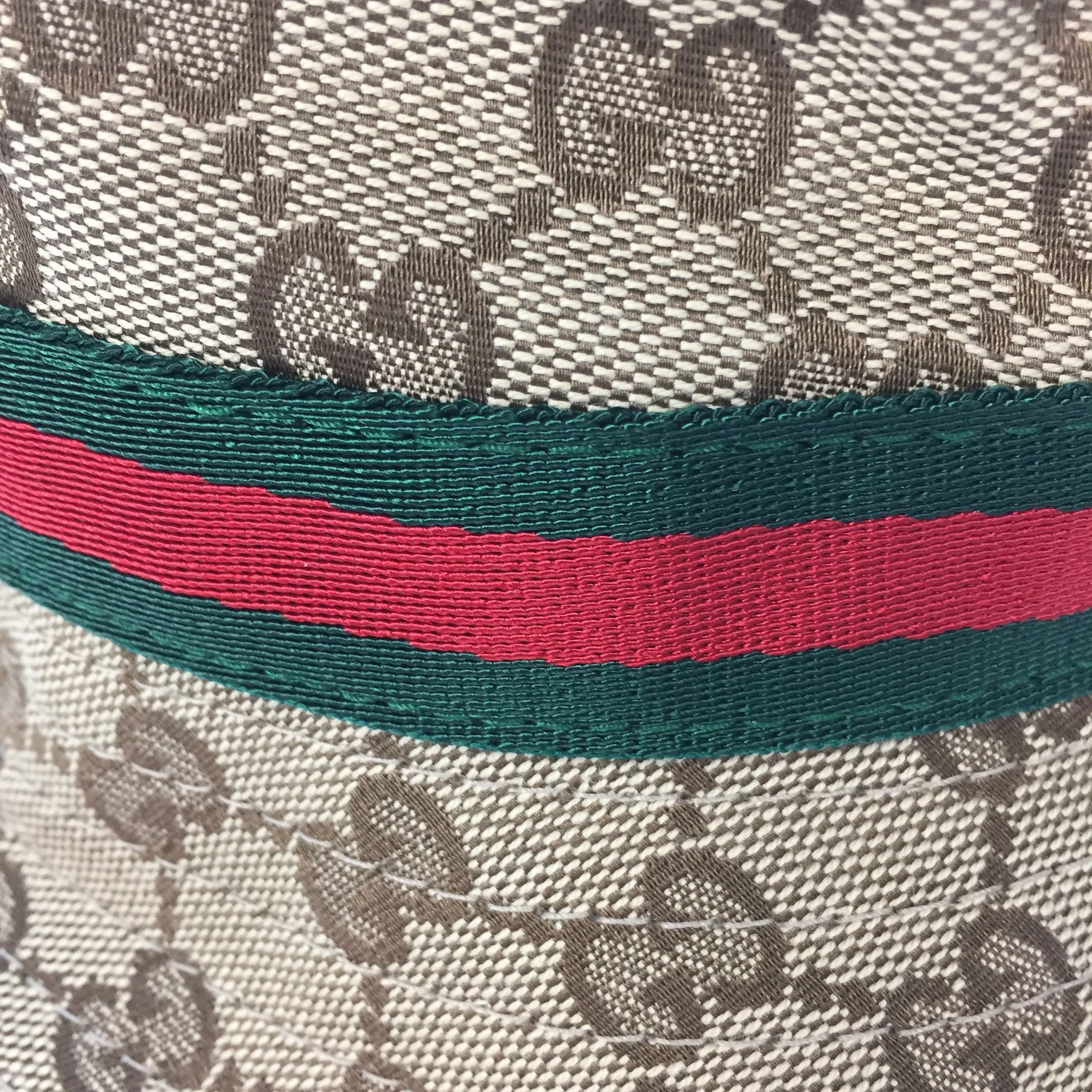 Gucci - Beige Classic Monogram Bucket Hat