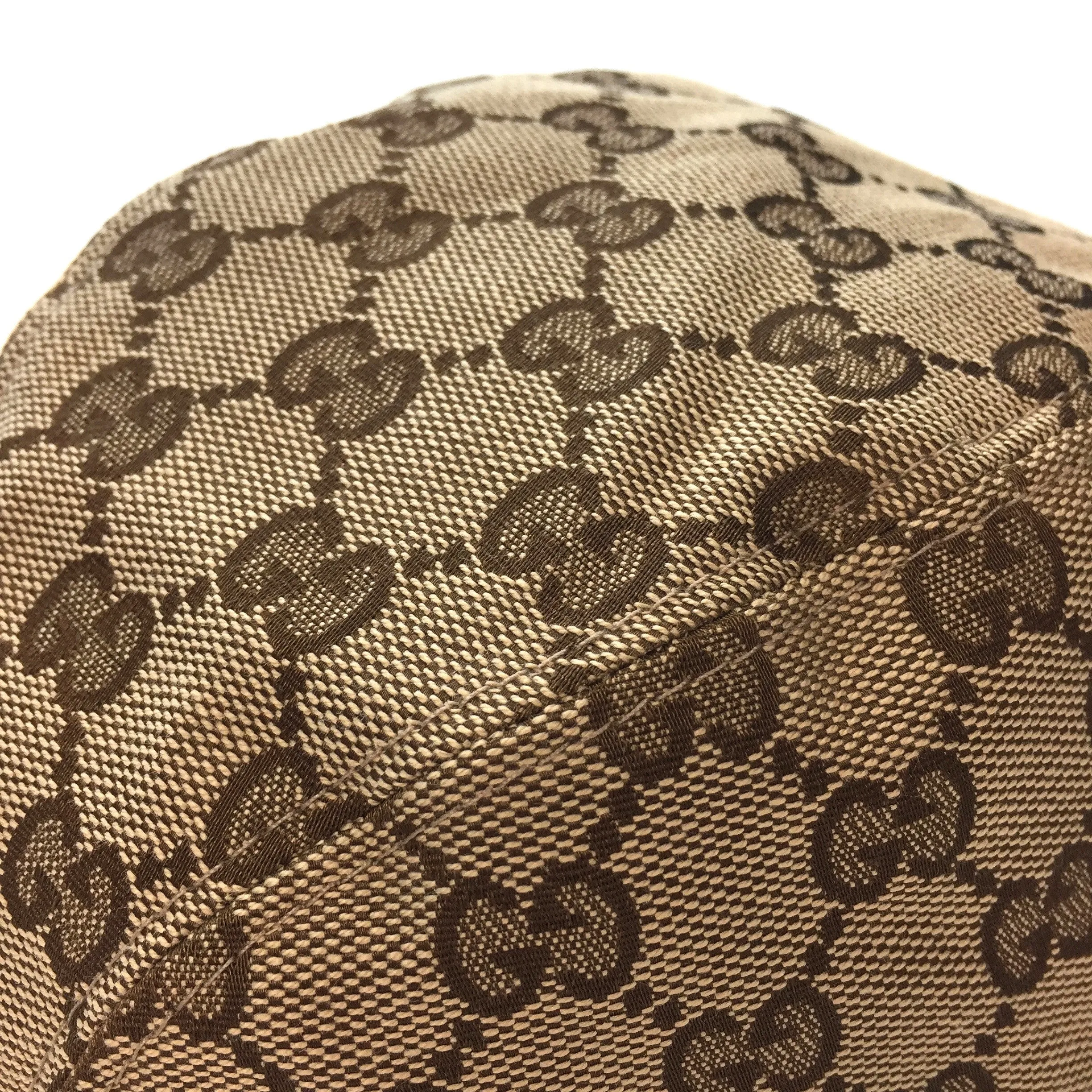 Gucci - Beige Classic Monogram Bucket Hat