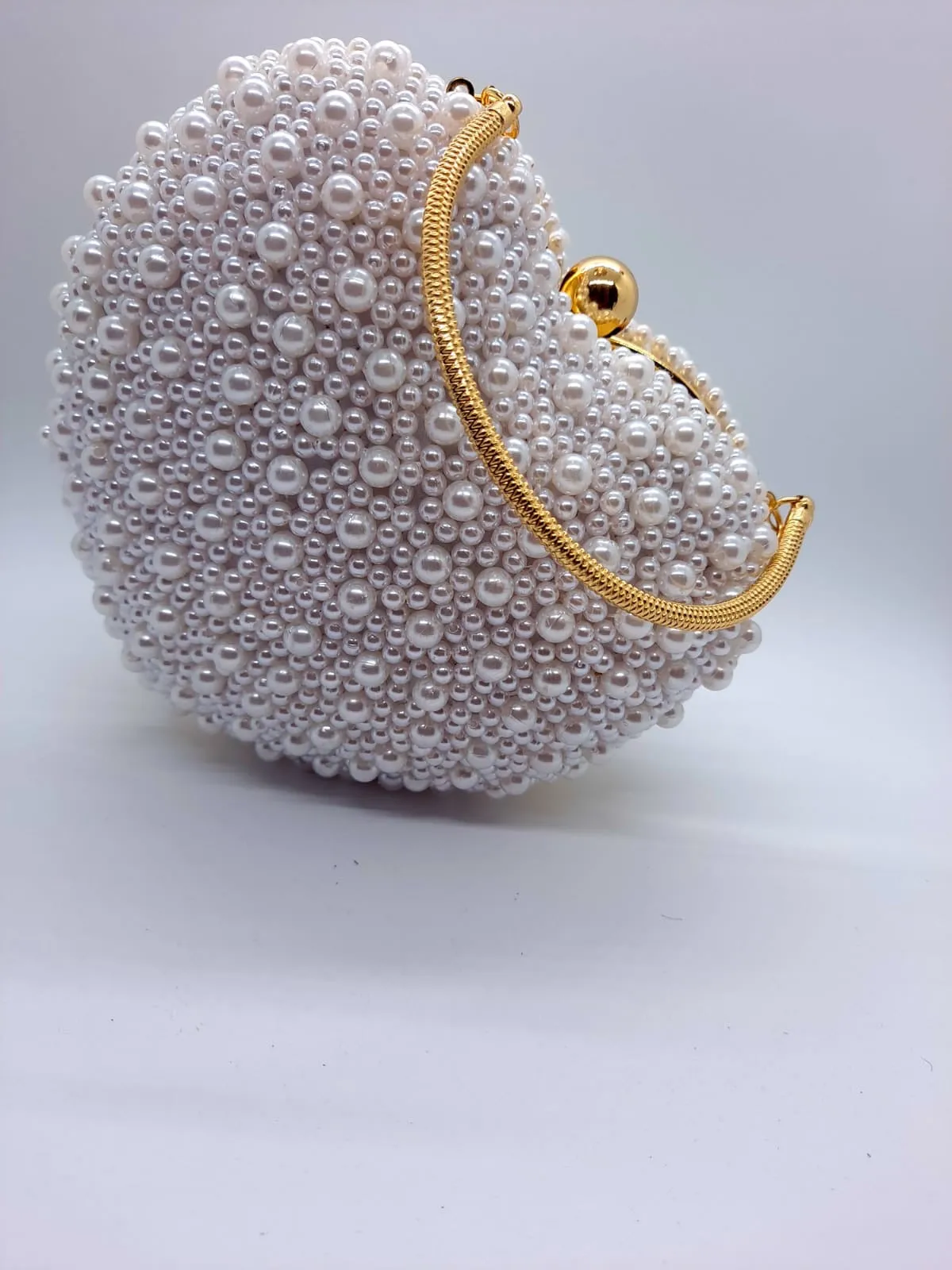 Heart Pearl Clutch