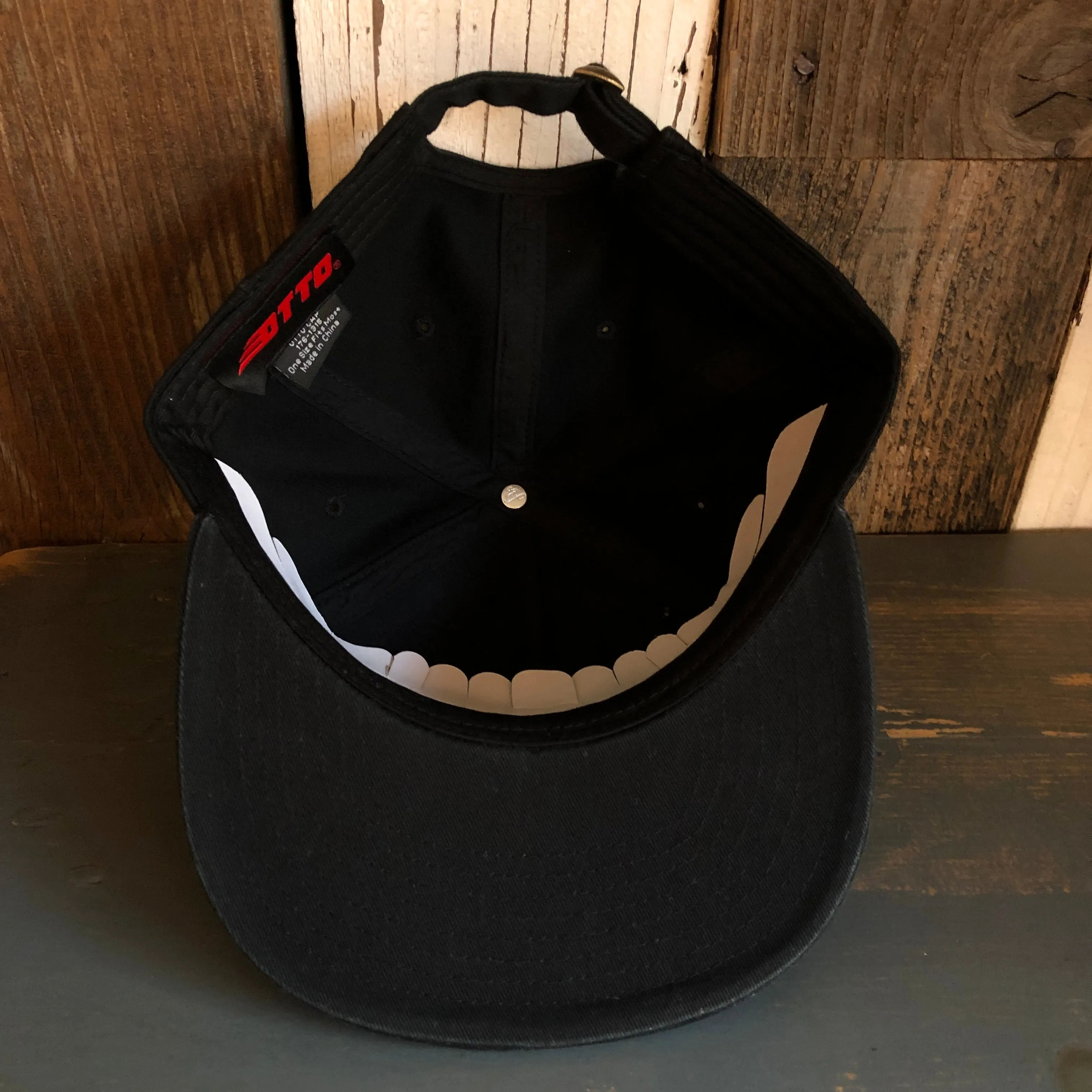 Hermosa Beach GOLF CARTS & YOGA PANTS 5 Panel Low Profile Style Dad Hat - Black