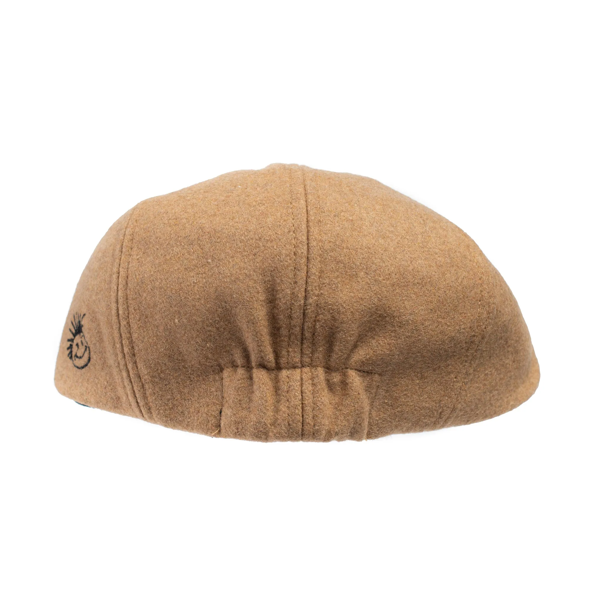 Knuckleheads Tan Wool Newsboy Baby Boy Jeff Hat Vintage Tweed Flat Pageboy Kid Gatsby Cap