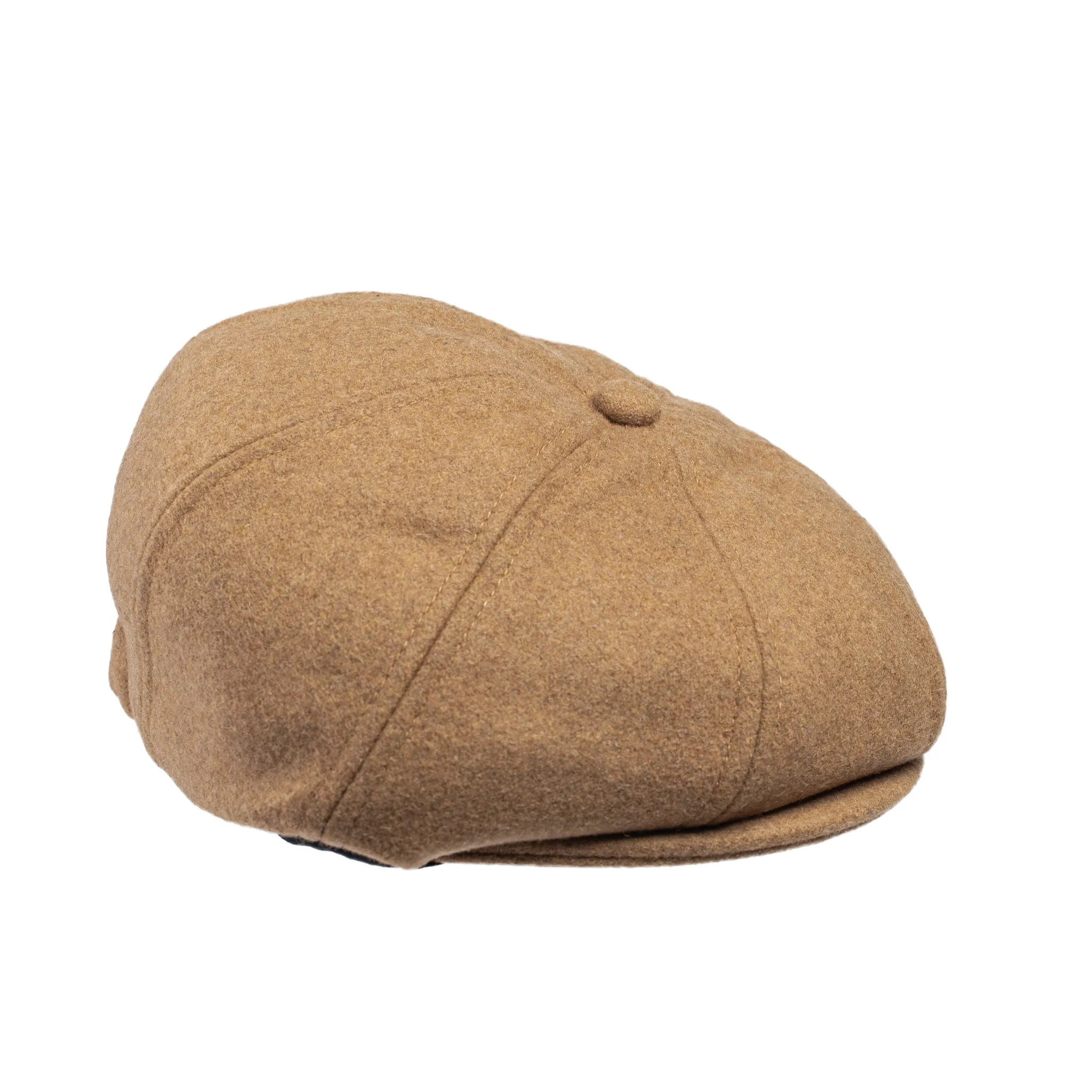 Knuckleheads Tan Wool Newsboy Baby Boy Jeff Hat Vintage Tweed Flat Pageboy Kid Gatsby Cap