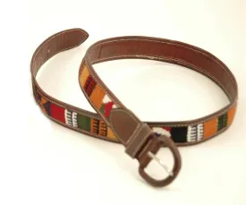 Leather belt