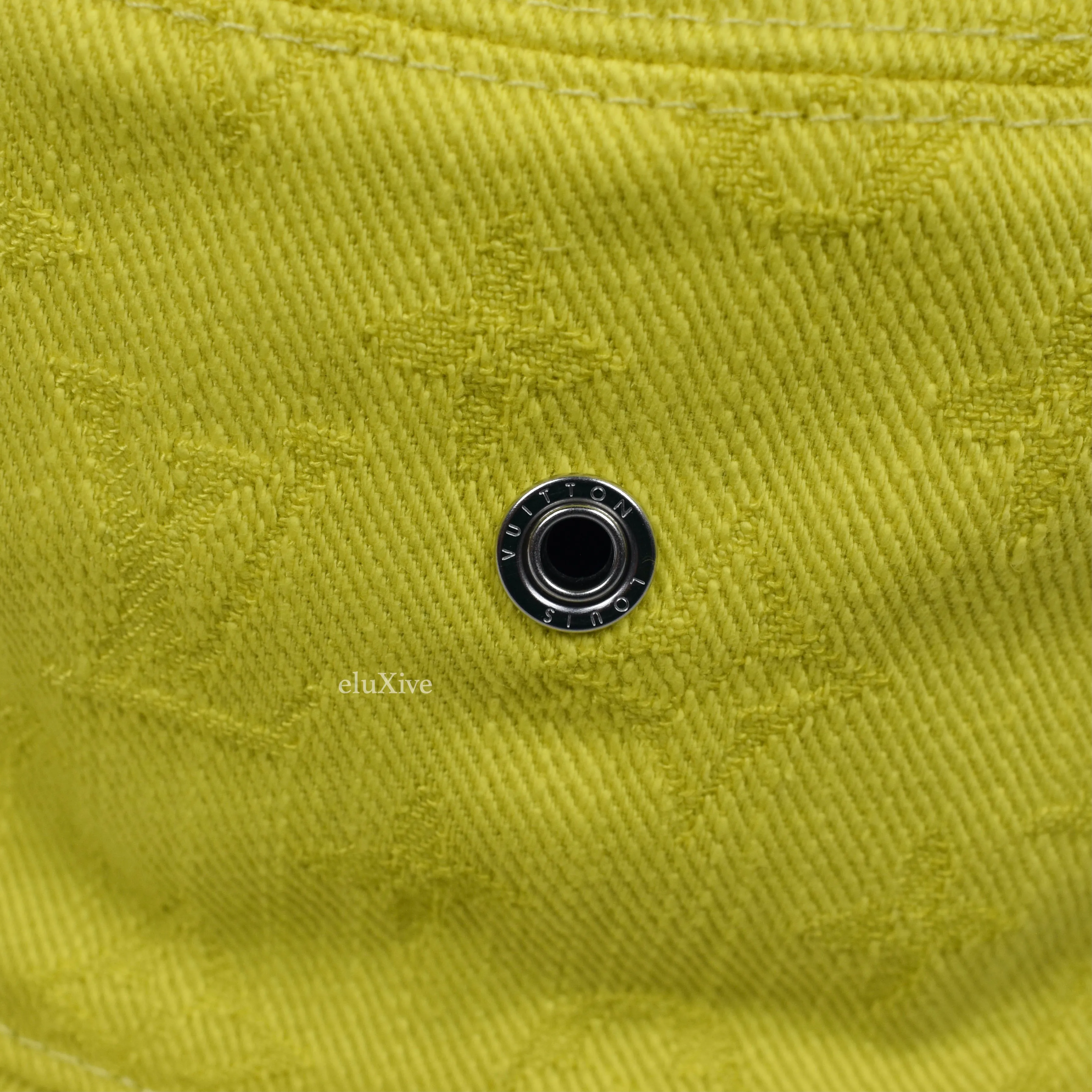 Louis Vuitton - LV Everyday Yellow Monogram Denim Bucket Hat