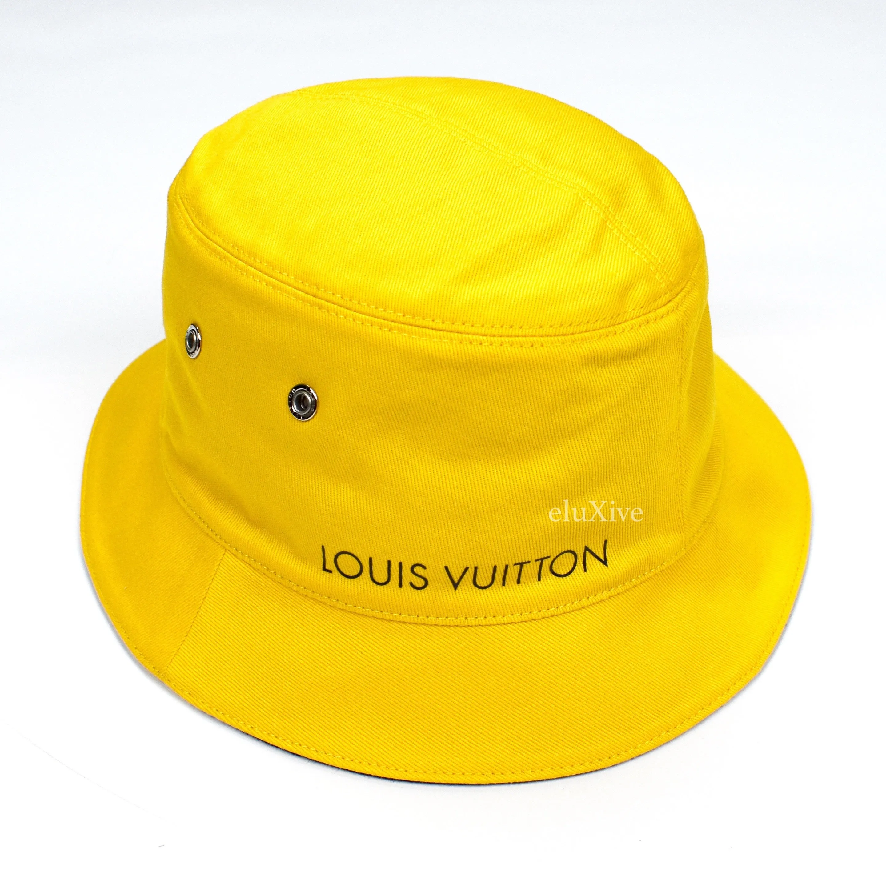 Louis Vuitton - Monogram Denim Woven Bucket Hat (Black)