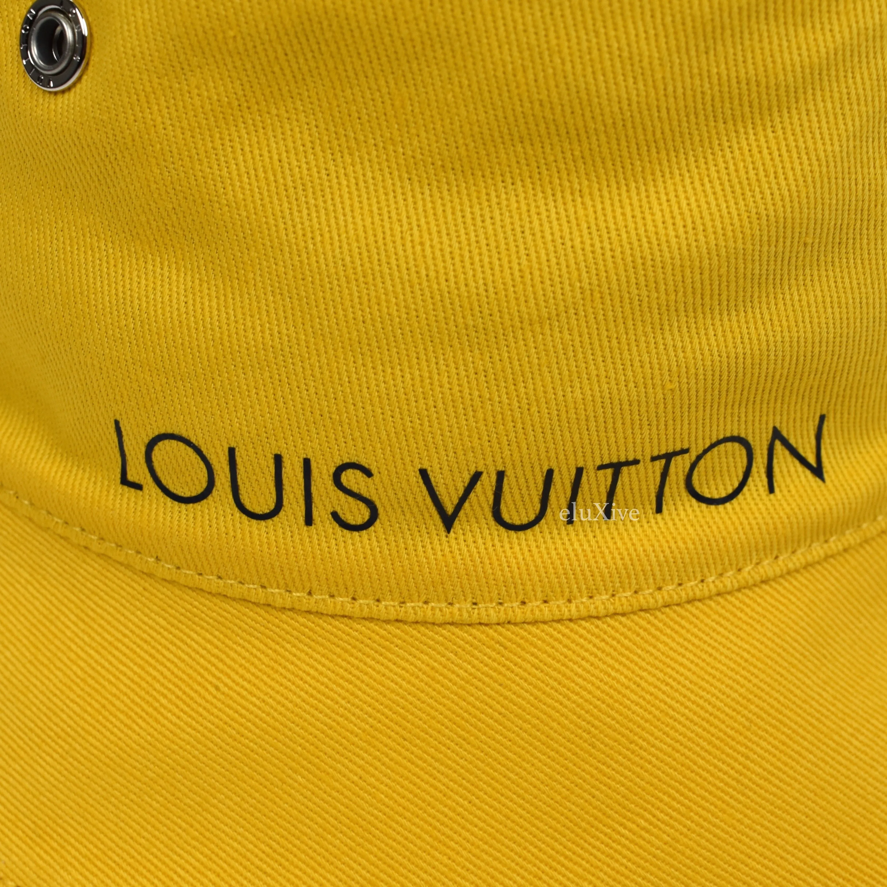 Louis Vuitton - Monogram Denim Woven Bucket Hat (Black)