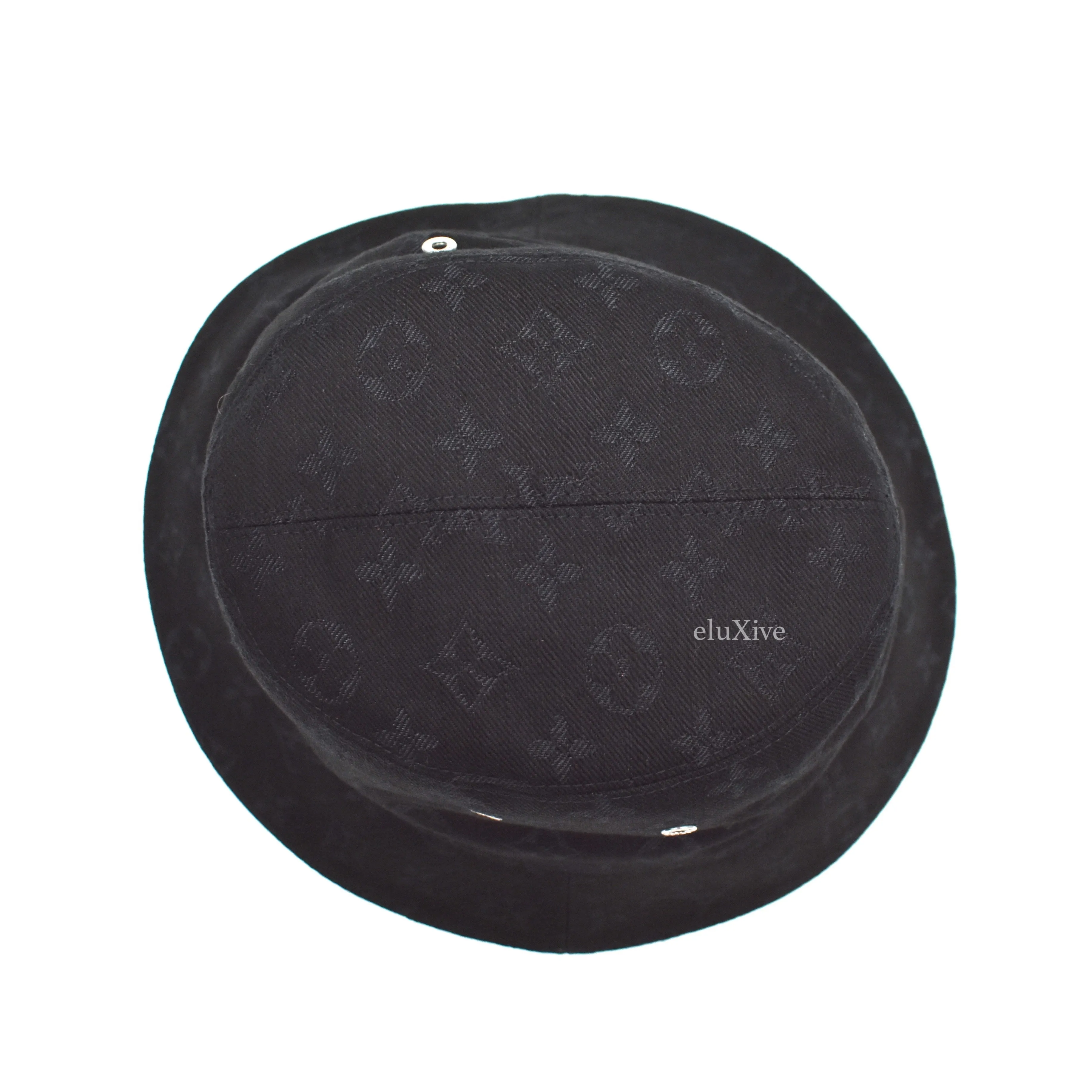 Louis Vuitton - Monogram Denim Woven Bucket Hat (Black)