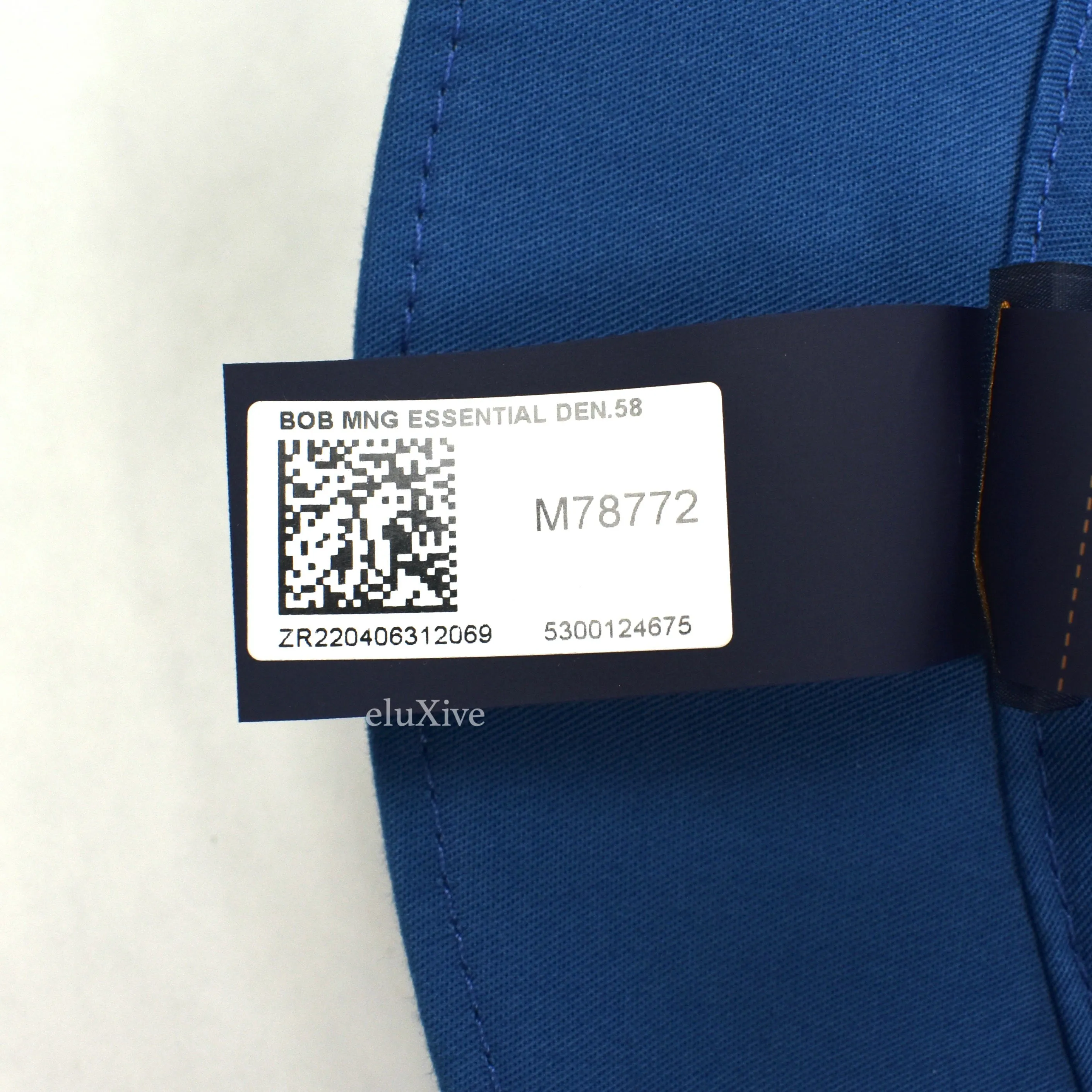 Louis Vuitton - Monogram Denim Woven Bucket Hat (Blue)