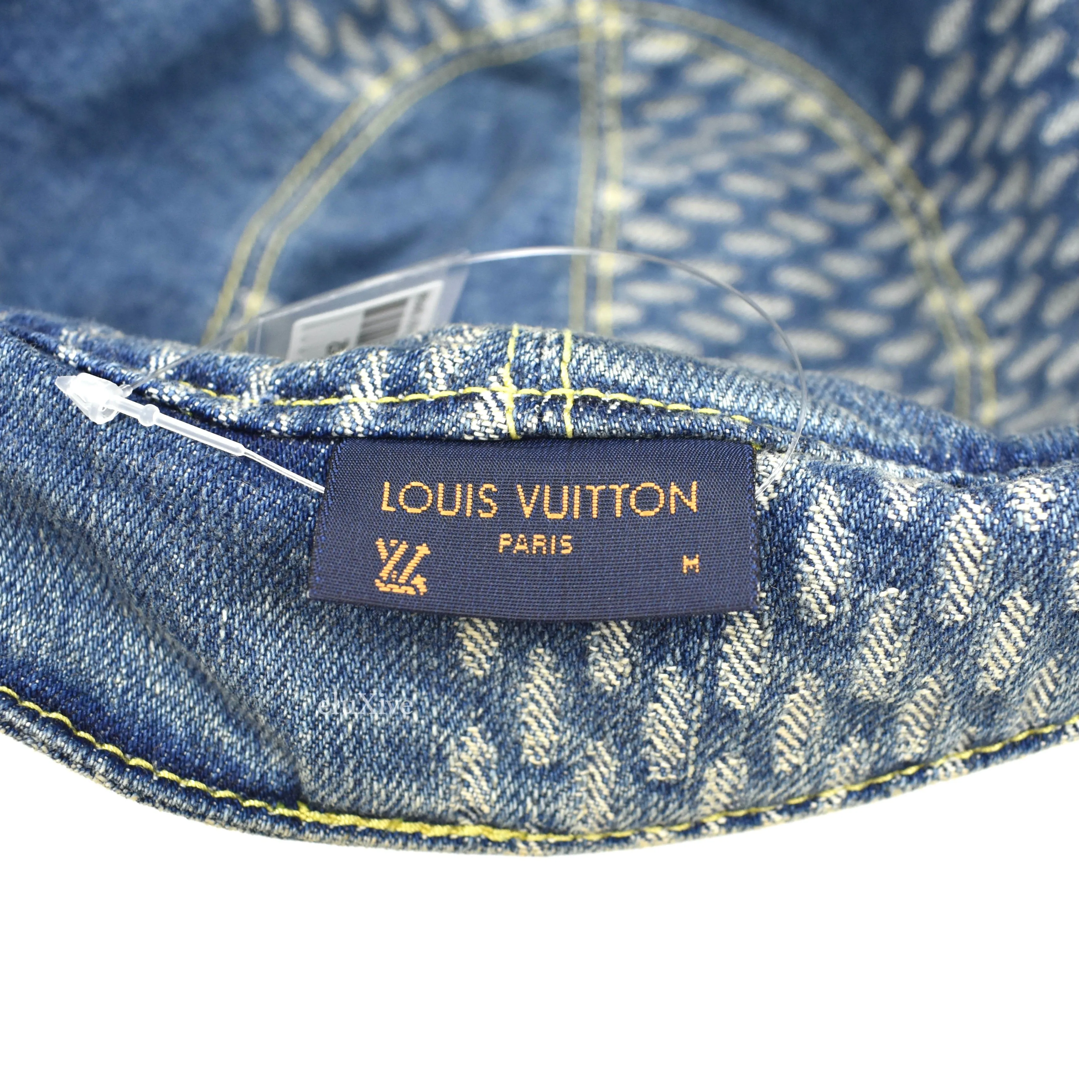 Louis Vuitton x Nigo - Blue Recycled Denim Monogram Bucket Hat