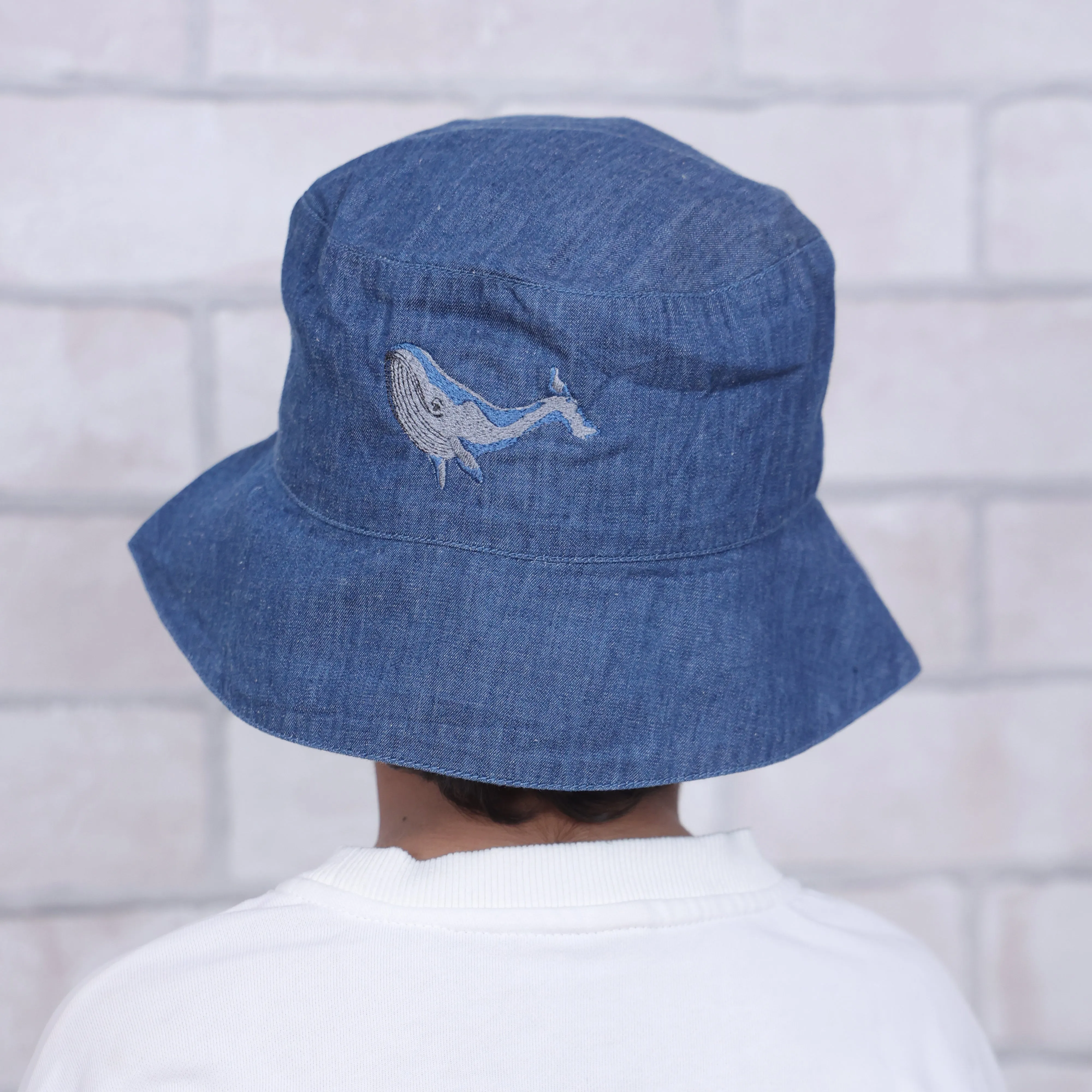 Maritime Magic Dark Denim Bucket Hat