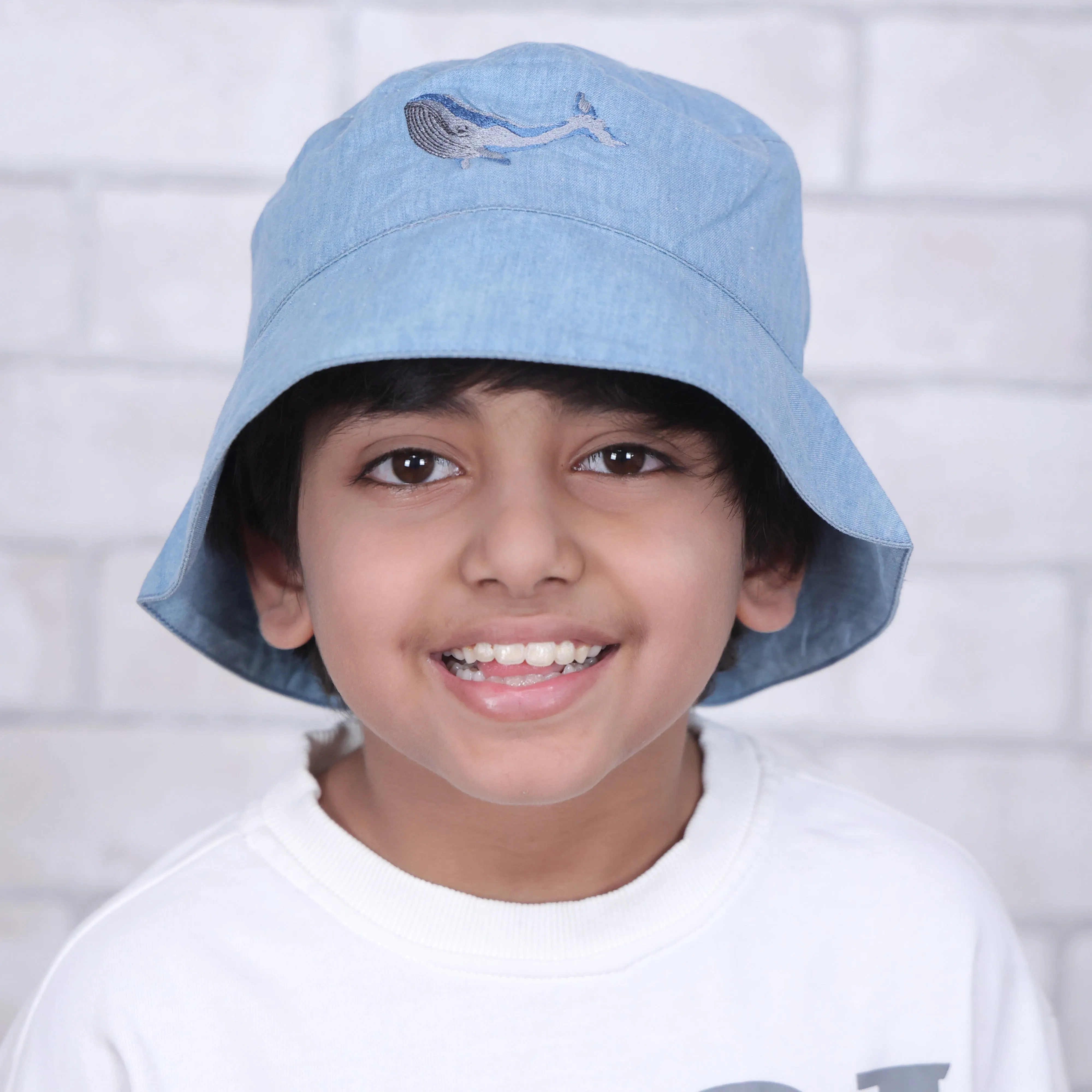 Maritime Magic Light Denim Bucket Hat