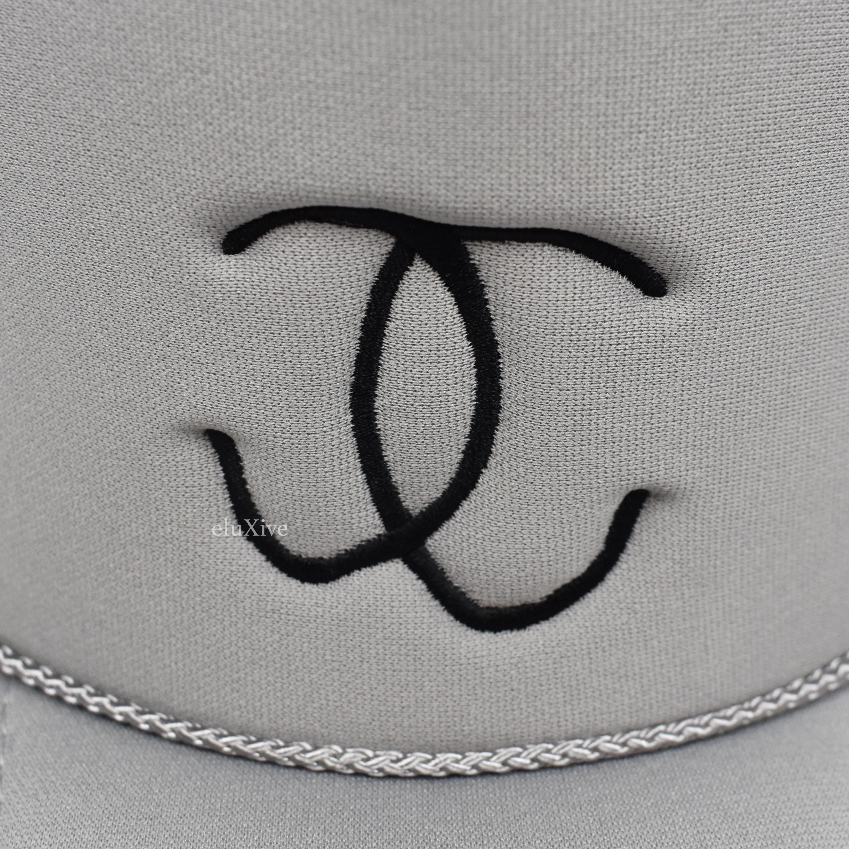 Mega Yacht - Gray 'Chanel' CC Logo Trucker Hat