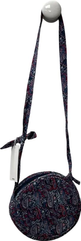 MNG Purple Printed Round Bag One Size