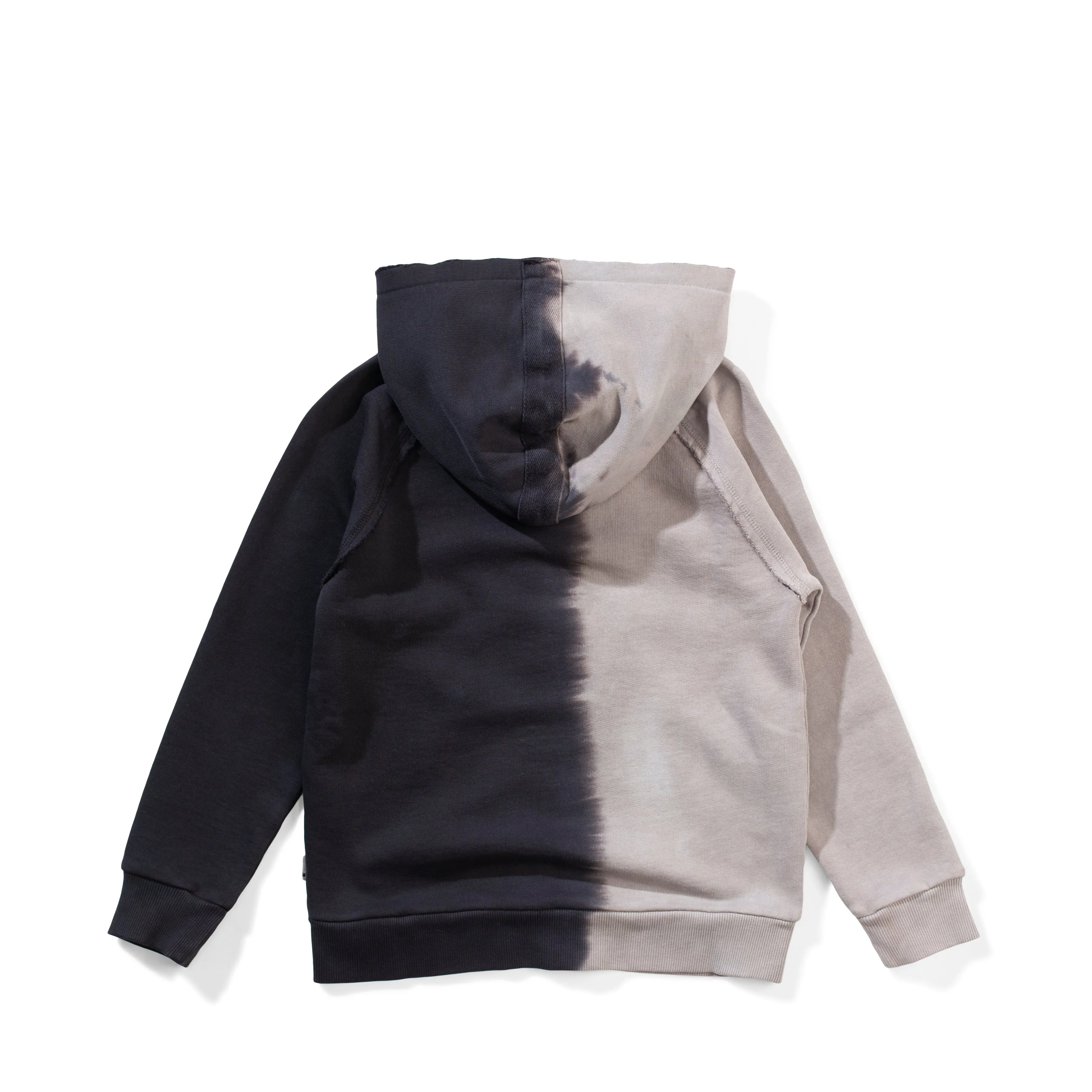 Munster Kids - Sashimi Zip Hoodie in Dual-Tone Charcoal