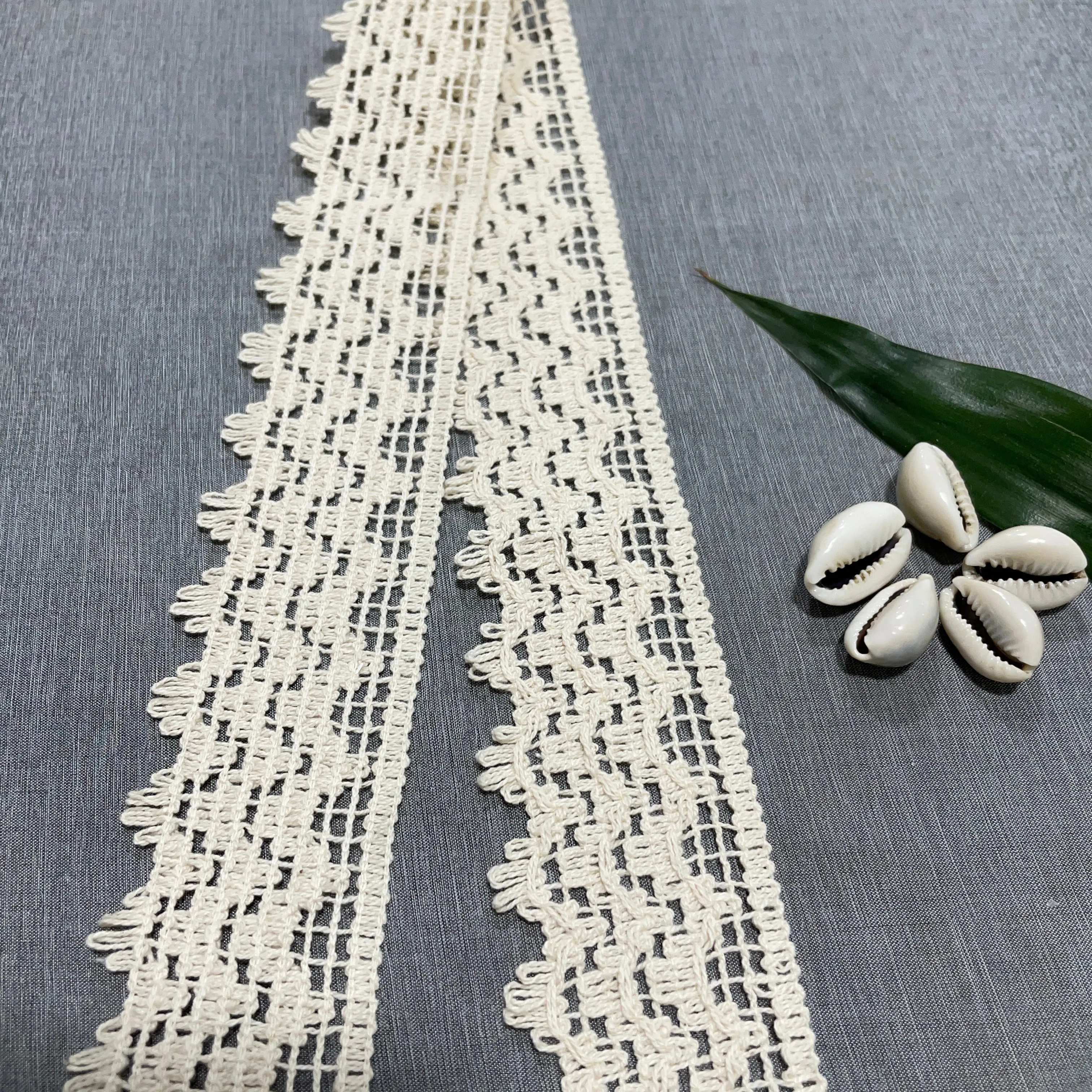 Off Cream Dyeable Cotton Lace PC-9222