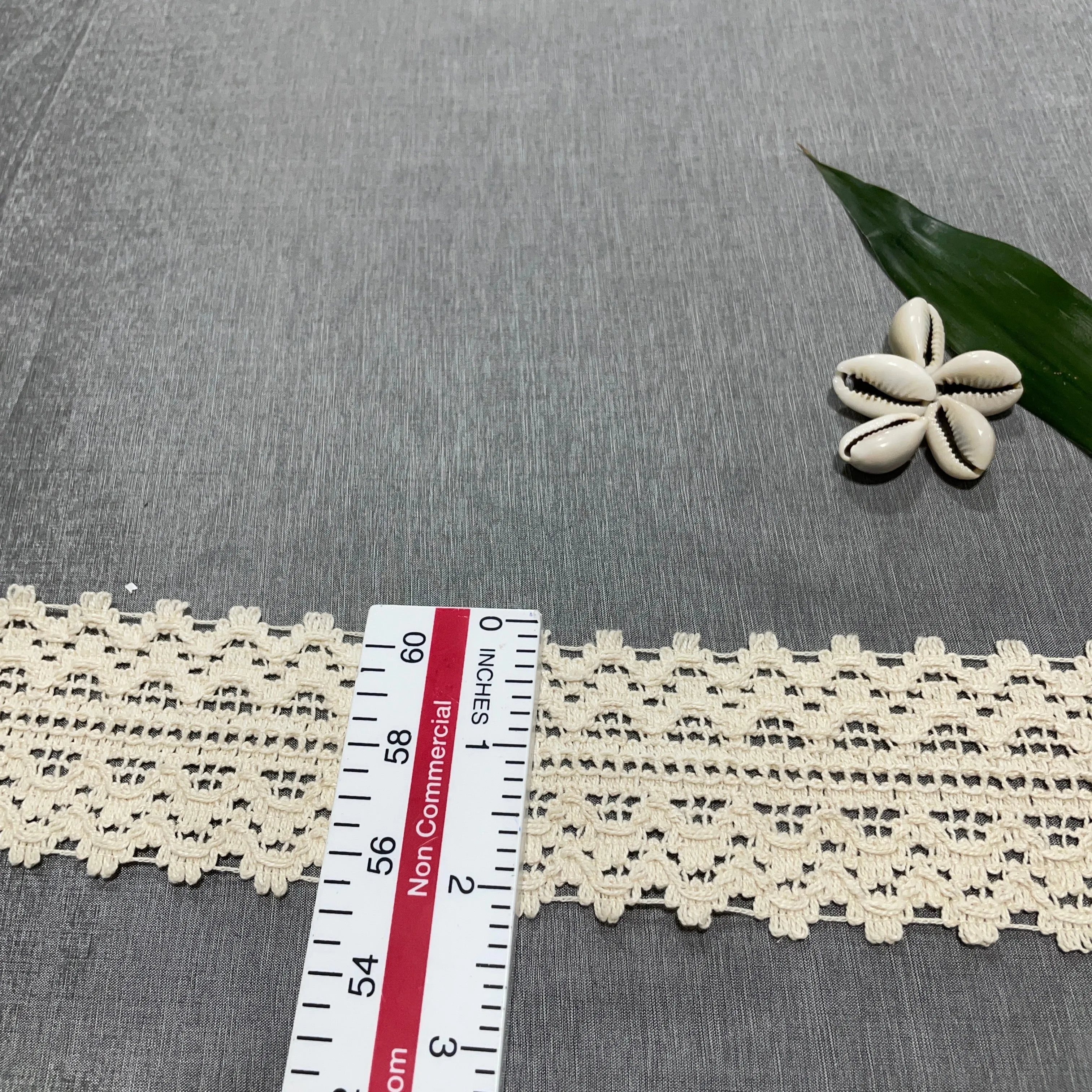 Off Cream Dyeable Cotton Lace PC-9226