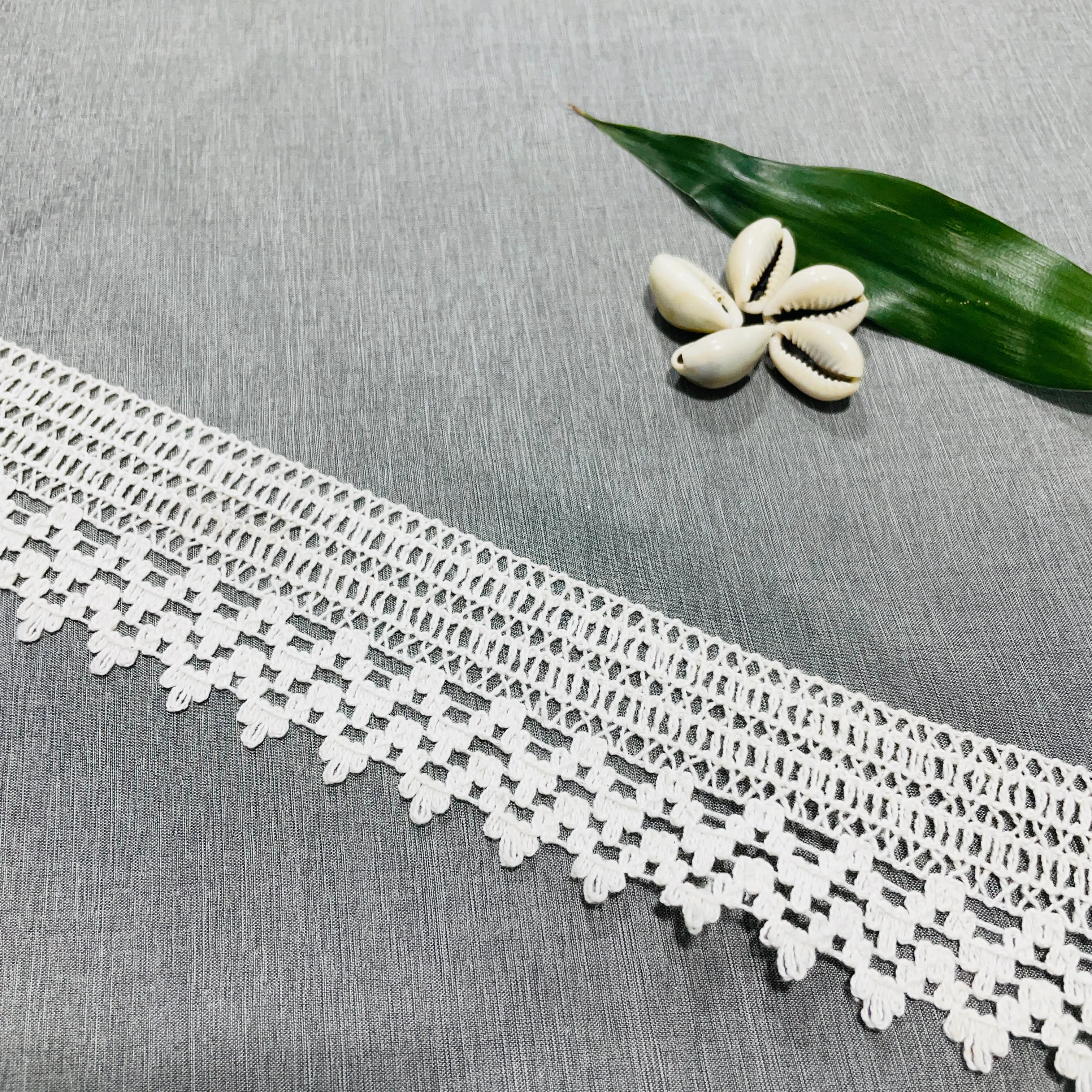 Off White Cotton Lace
