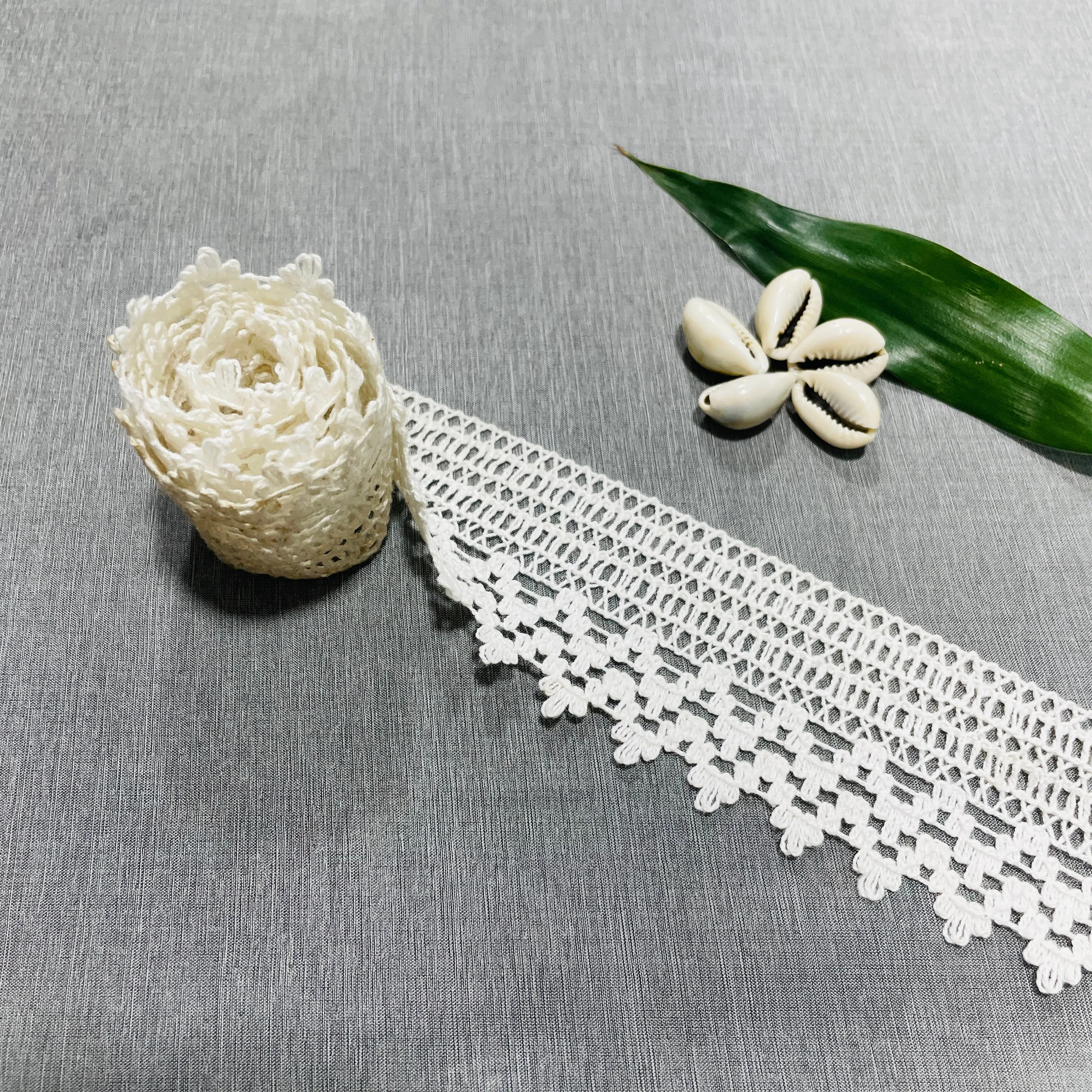 Off White Cotton Lace