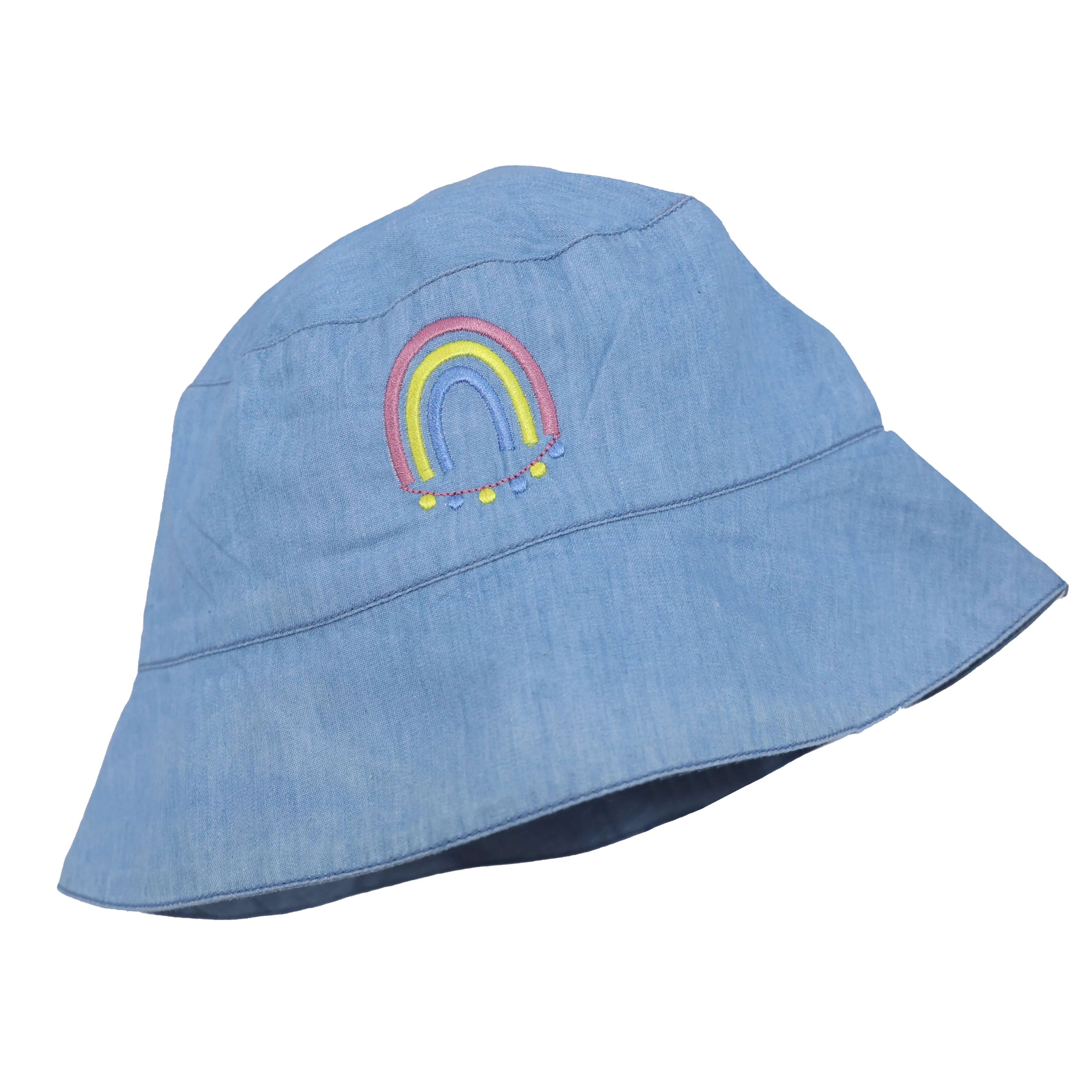 Ooh La Llama Light Denim Bucket Hat