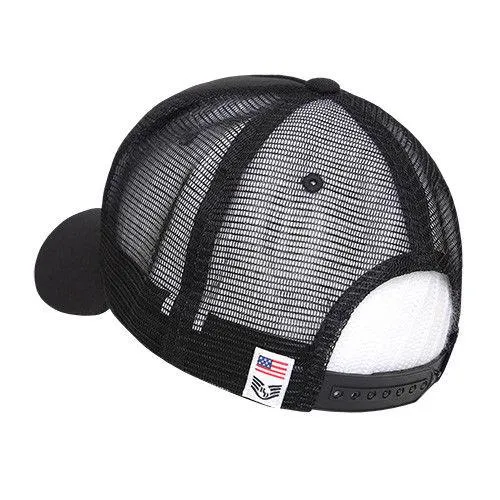 Rapid Dominance USA American Rubber Flag Acrylic 5 Panel Trucker Dad Caps Hats