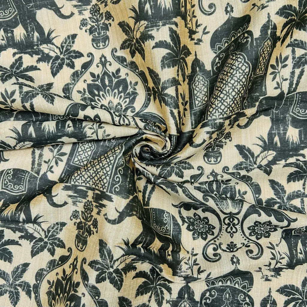 Scenic Beauty Faux Silk Fabric