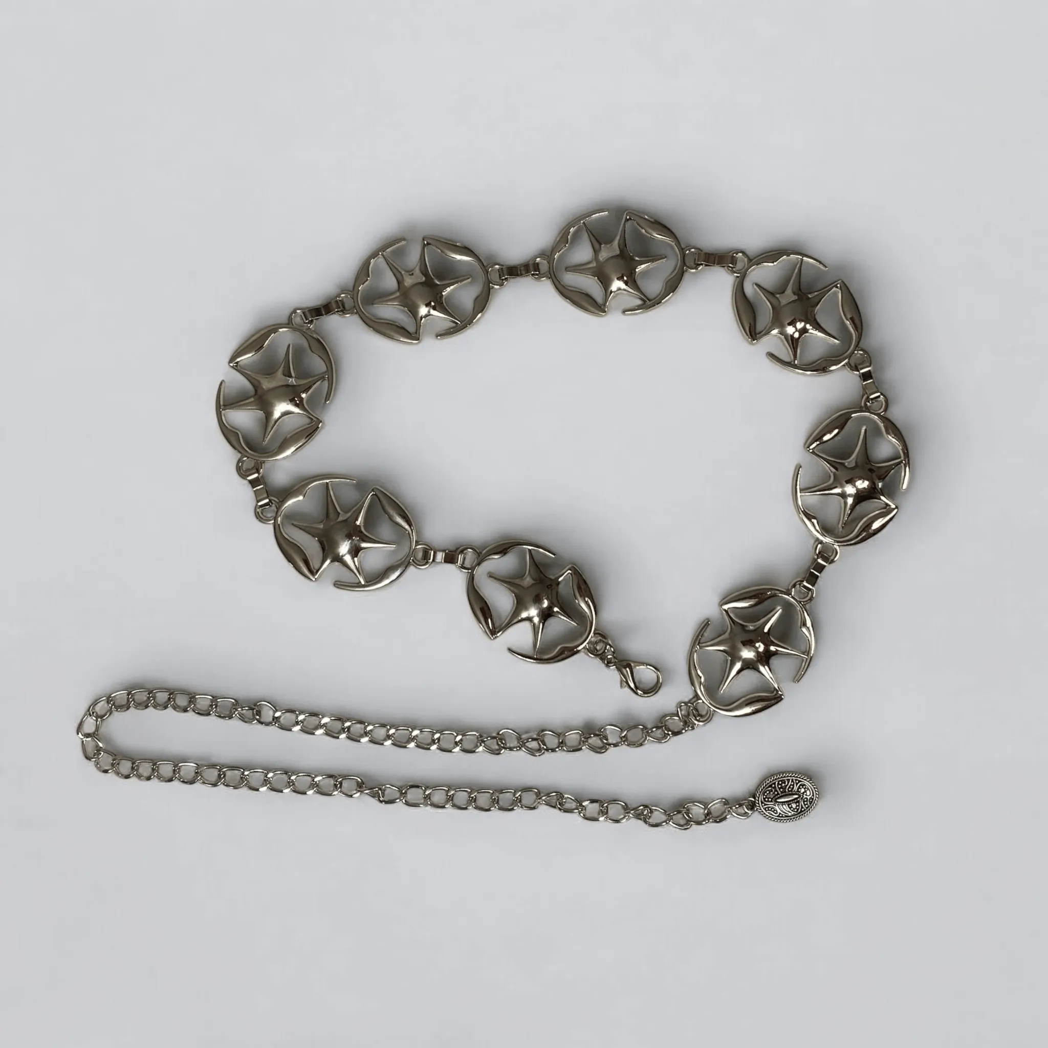 Silver Star Link Belt