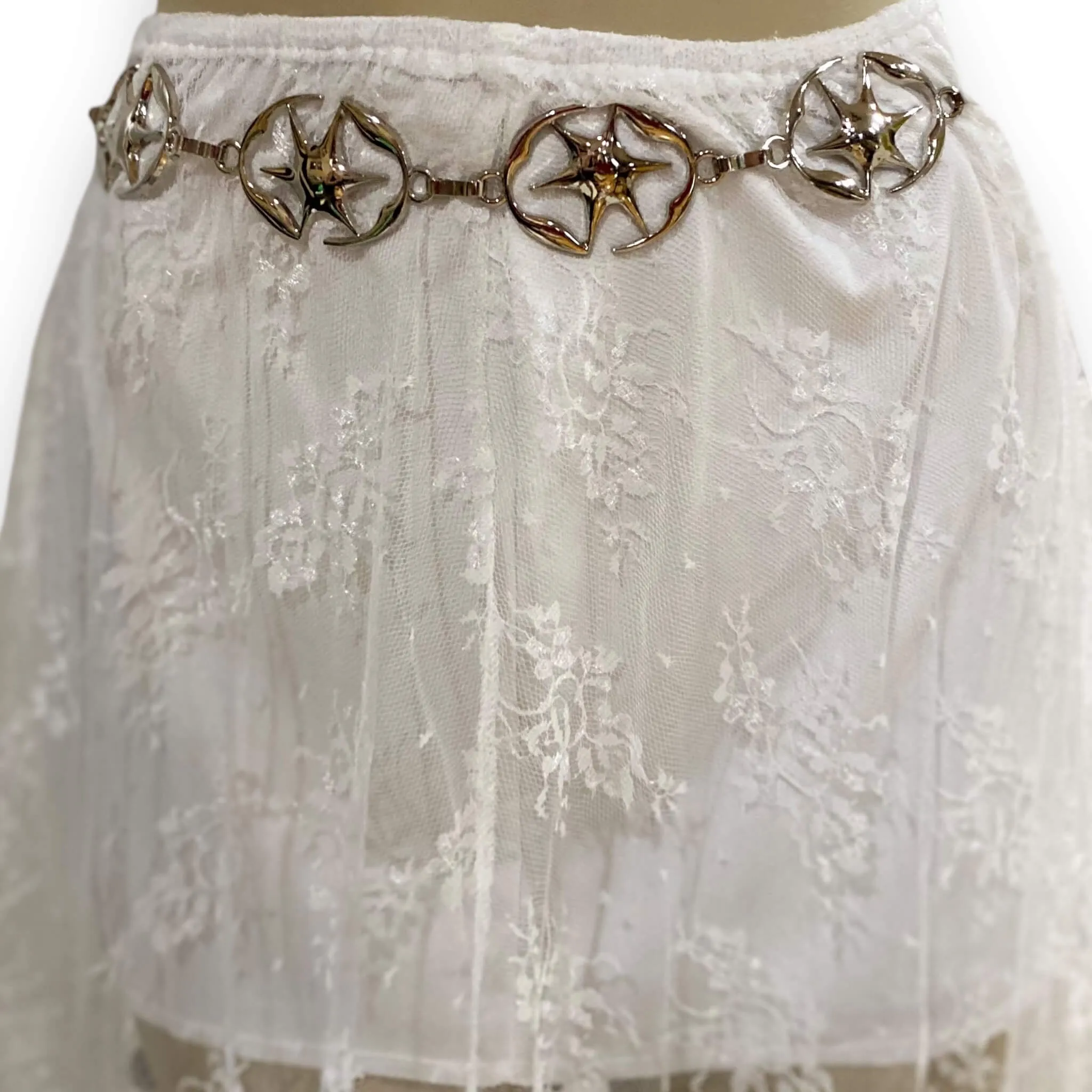 Silver Star Link Belt