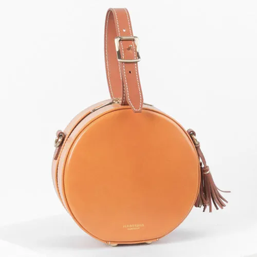 Small Leather Round Shaped Bags Purse