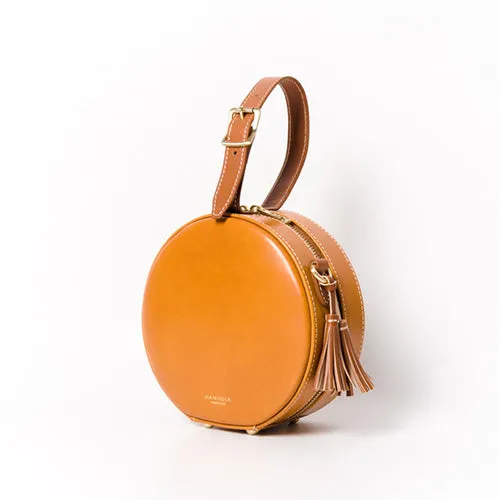 Small Leather Round Shaped Bags Purse